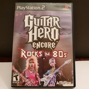 Playstation 2 game Guitar Hero Encore